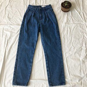 High Waisted Pleated Jeans By MP D